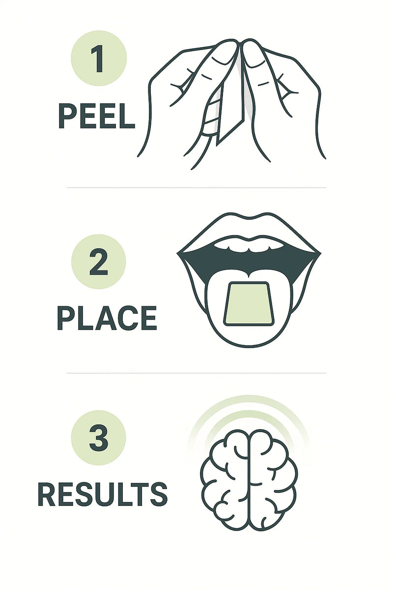 Place it. Let it dissolve. Done.